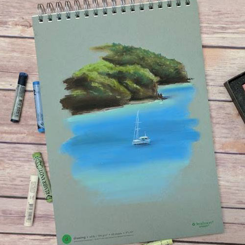 Vision Cover - Soft Pastel Seascape